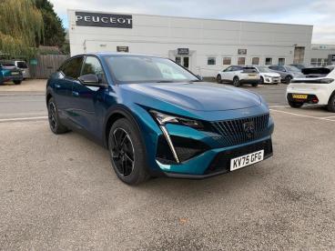 SPOTICAR Peugeot 408 1.2 Hybrid Gt Fastback E-dsc6 Euro 6 (s/s) 5dr Used Car - Saloon Hybrid Blue - Rugby - 1200562482_1