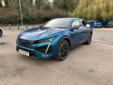 SPOTICAR Peugeot 408 1.2 Hybrid Gt Fastback E-dsc6 Euro 6 (s/s) 5dr Used Car - Saloon Hybrid Blue - Rugby - 1200562482_3