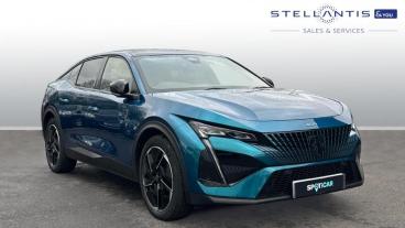 SPOTICAR Peugeot 408 1.6 12.4kwh Gt Fastback E-eat Euro 6 (s/s) 5dr Used Car - Saloon Plug-in Hybrid Blue - Bristol - 1200563676_1