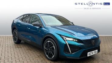 SPOTICAR Peugeot 408 1.2 Hybrid Gt Fastback E-dsc6 Euro 6 (s/s) 5dr Used Car - Saloon Hybrid Blue - Godalming - 1200569067_1