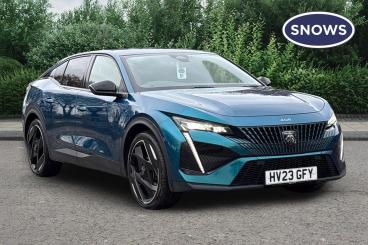 SPOTICAR Peugeot 408 1.6 12.4kwh First Edition Fastback E-eat Euro 6 (s Used Car - Saloon Plug-in Hybrid Blue - Portsmouth - 1200576733_1