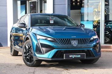 SPOTICAR Peugeot 408 1.2 Hybrid Gt Fastback E-dsc6 Euro 6 (s/s) 5dr Used Car - Saloon Hybrid Blue - Bulkington - 1200584872_1