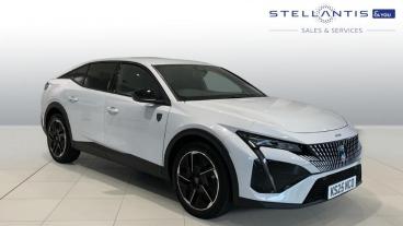 SPOTICAR Peugeot 408 1.2 Hybrid Gt Fastback E-dsc6 Euro 6 (s/s) 5dr Used Car - Saloon Hybrid White - West London - 1200585502_1