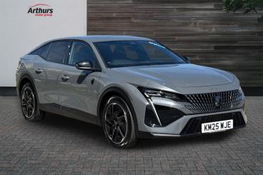 SPOTICAR Peugeot 408 1.2 Gt Fastback E-dsc6 Euro 6 (s/s) 5dr Used Car - Saloon Hybrid Grey - Wrexham - 1200592368_1