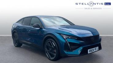 SPOTICAR Peugeot 408 1.6 12.4kwh Gt Fastback E-eat Euro 6 (s/s) 5dr Used Car - Saloon Plug-in Hybrid Blue - Crawley - 1200601645_1