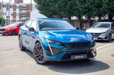 SPOTICAR Peugeot 408 1.2 Puretech Gt Fastback Eat Euro 6 (s/s) 5dr Used Car - Saloon Petrol Blue - Hinckley - 1200615908_1