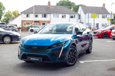 SPOTICAR Peugeot 408 1.2 Puretech Gt Fastback Eat Euro 6 (s/s) 5dr Used Car - Saloon Petrol Blue - Hinckley - 1200615908_2