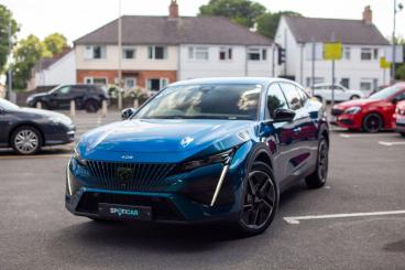 SPOTICAR Peugeot 408 1.2 Puretech Gt Fastback Eat Euro 6 (s/s) 5dr Used Car - Saloon Petrol Blue - Hinckley - 1200615908_5