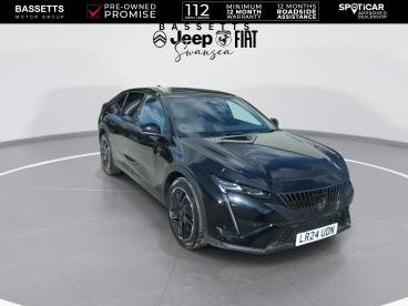 SPOTICAR Peugeot 408 1.2 Puretech Gt Fastback Eat Euro 6 (s/s) 5dr Used Car - Saloon Petrol Black - Swansea - 1200618219_3