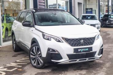 SPOTICAR Peugeot 5008 1.2 Puretech Gt Line Premium Eat Euro 6 (s/s) 5dr Used Car - Mpv Petrol White - Leamington - 1200553191_1