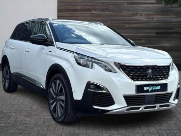 SPOTICAR Peugeot 5008 1.5 Bluehdi Gt Line Premium Eat Euro 6 (s/s) 5dr Used Car - Mpv Diesel White - Swindon - 1200593969_1