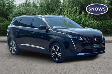 SPOTICAR Peugeot 5008 1.5 Bluehdi Gt Eat Euro 6 (s/s) 5dr Used Car - Mpv Diesel Black - Southampton - 1200615540_1
