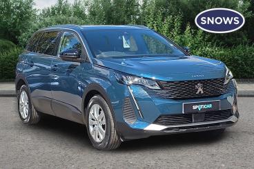 SPOTICAR Peugeot 5008 1.2 Puretech Active Premium + Eat Euro 6 (s/s) 5dr Used Car - Mpv Petrol Blue - Basingstoke - 1200628792_1