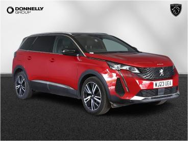 SPOTICAR Peugeot 5008 1.2 Puretech Gt Premium Eat Euro 6 (s/s) 5dr Used Car - Mpv Petrol Red - Eglinton - 1200639385_1