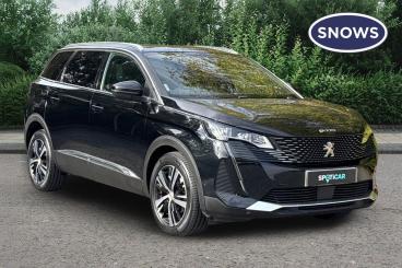 SPOTICAR Peugeot 5008 1.5 Bluehdi Gt Eat Euro 6 (s/s) 5dr Used Car - Mpv Diesel Black - Newbury - 1200642403_1