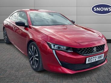 SPOTICAR Peugeot 508 1.6 11.8kwh Gt Premium Fastback E-eat Euro 6 (s/s) Used Car - Saloon Plug-in Hybrid Red - Basingstoke - 1200542850_1