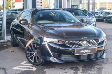 SPOTICAR Peugeot 508 1.5 Bluehdi Gt Line Fastback Eat Euro 6 (s/s) 5dr Used Car - Saloon Diesel Black - Leamington - 1200557873_1