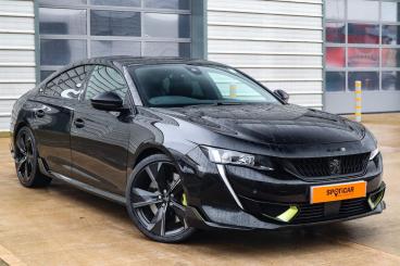 SPOTICAR Peugeot 508 1.6 12.4kwh Sport Engineered Fastback E-eat Euro 6 Used Car - Saloon Plug-in Hybrid Black - Bromsgrove - 1200575332_1
