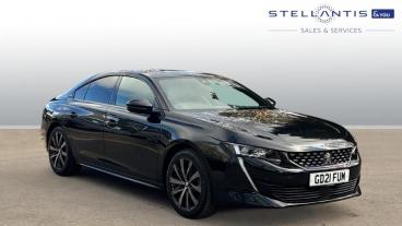 SPOTICAR Peugeot 508 1.2 Puretech Gt Line Fastback Eat Euro 6 (s/s) 5dr Used Car - Saloon Petrol Black - Godalming - 1200579827_1
