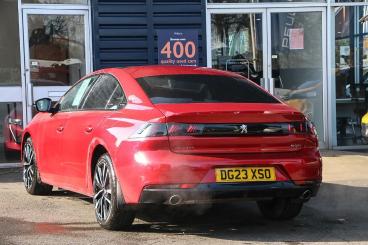SPOTICAR Peugeot 508 1.6 12.4kwh Gt Fastback E-eat Euro 6 (s/s) 5dr Used Car - Saloon Plug-in Hybrid Red - Lichfield - 1200588008_4
