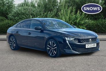 SPOTICAR Peugeot 508 1.6 12.4kwh Gt Fastback E-eat Euro 6 (s/s) 5dr Used Car - Saloon Plug-in Hybrid Black - Chichester - 1200622288_1