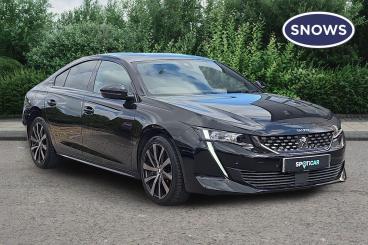 SPOTICAR Peugeot 508 1.2 Puretech Gt Line Fastback Eat Euro 6 (s/s) 5dr Used Car - Saloon Petrol Black - Basingstoke - 1200642156_1