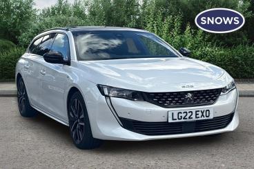 SPOTICAR Peugeot 508 Sw 1.5 Bluehdi Gt Eat Euro 6 (s/s) 5dr Used Car - Estate Diesel White - Basingstoke - 1200608656_1