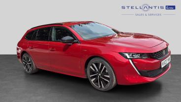 SPOTICAR Peugeot 508 Sw 1.6 12.4kwh Gt E-eat Euro 6 (s/s) 5dr Used Car - Estate Plug-in Hybrid Red - Godalming - 1200621040_1
