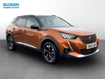 SPOTICAR Peugeot 2008 E-2008 50kwh Gt Auto 5dr Used Car - Suv Electric Orange - Shrewsbury - 1200555173_1