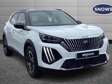 SPOTICAR Peugeot 2008 E-2008 54kwh First Edition Auto 5dr (11kw Charger) Used Car - Suv Electric White - Basingstoke - 1200556046_1