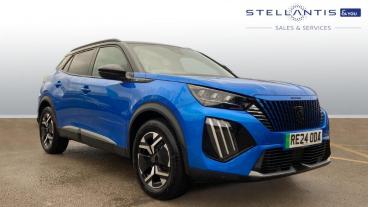 SPOTICAR Peugeot 2008 E-2008 50kwh Gt Auto 5dr (7kw Charger) Used Car - Suv Electric Blue - Preston - 1200561094_1