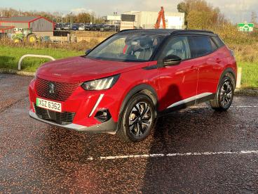 SPOTICAR Peugeot 2008 E-2008 50kwh Gt Auto 5dr (7kw Charger) Used Car - Suv Electric Red - Portadown - 1200563515_2