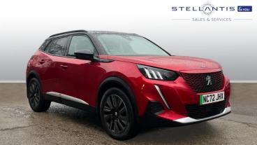 SPOTICAR Peugeot 2008 E-2008 50kwh Gt Premium Auto 5dr (7kw Charger) Used Car - Suv Electric Red - Romford - 1200569635_1