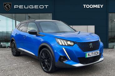 SPOTICAR Peugeot 2008 E-2008 50kwh Gt Premium Auto 5dr Used Car - Suv Electric Blue - Southend-on-sea - 1200571583_1