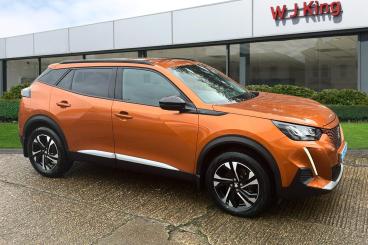 SPOTICAR Peugeot 2008 E-2008 50kwh Allure Premium Auto 5dr Used Car - Suv Electric Orange - Dartford - 1200575579_1