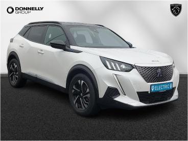 SPOTICAR Peugeot 2008 E-2008 50kwh Gt Auto 5dr (7kw Charger) Used Car - Suv Electric White - Enniskillen - 1200575723_1