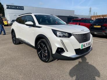 SPOTICAR Peugeot 2008 E-2008 50kwh Allure Premium Auto 5dr Used Car - Suv Electric White - Rugby - 1200581374_1