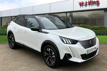 SPOTICAR Peugeot 2008 E-2008 50kwh Gt Auto 5dr (7kw Charger) Used Car - Suv Electric White - Dartford - 1200581643_1