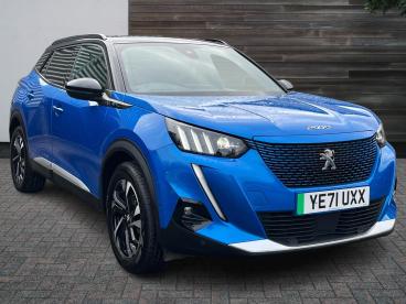 SPOTICAR Peugeot 2008 E-2008 50kwh Gt Auto 5dr Used Car - Suv Electric Blue - Swindon - 1200584893_1