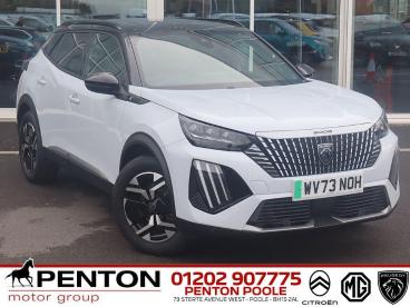 SPOTICAR Peugeot 2008 E-2008 54kwh First Edition Auto 5dr (11kw Charger) Used Car - Suv Electric White - Poole - 1200585703_1