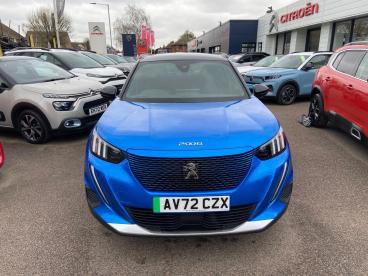 SPOTICAR Peugeot 2008 E-2008 50kwh Gt Auto 5dr (7kw Charger) Used Car - Suv Electric Blue - Colchester - 1200589289_2