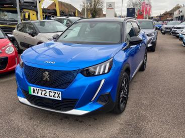 SPOTICAR Peugeot 2008 E-2008 50kwh Gt Auto 5dr (7kw Charger) Used Car - Suv Electric Blue - Colchester - 1200589289_3