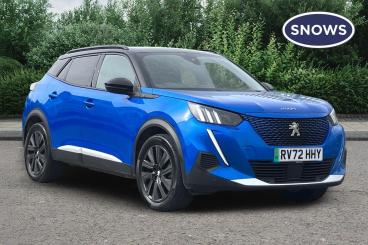 SPOTICAR Peugeot 2008 E-2008 50kwh Gt Premium Auto 5dr (7kw Charger) Used Car - Suv Electric Blue - Portsmouth - 1200592975_1