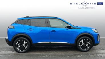 SPOTICAR Peugeot 2008 E-2008 50kwh Allure Auto 5dr (7kw Charger) Used Car - Suv Electric Blue - Nottingham - 1200593185_2
