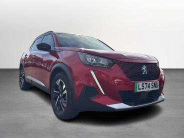 SPOTICAR Peugeot 2008 E-2008 50kwh Allure Premium + Auto 5dr (7kw Charger) Used Car - Suv Electric Red - Letchworth - 1200601221_1