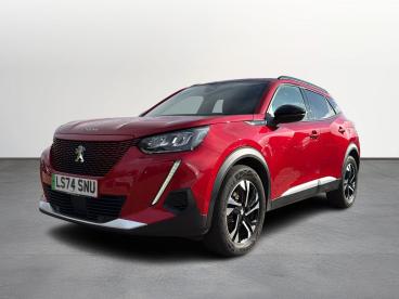 SPOTICAR Peugeot 2008 E-2008 50kwh Allure Premium + Auto 5dr (7kw Charger) Used Car - Suv Electric Red - Letchworth - 1200601221_2