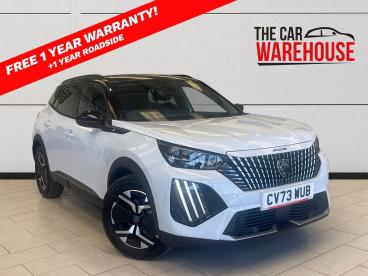 SPOTICAR Peugeot 2008 E-2008 54kwh First Edition Auto 5dr (11kw Charger) Used Car - Suv Electric White - Bridgend - 1200616963_1