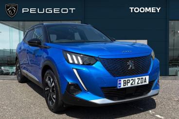 SPOTICAR Peugeot 2008 E-2008 50kwh Gt Auto 5dr Used Car - Suv Electric Blue - Southend-on-sea - 1200617273_1