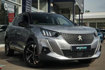 SPOTICAR Peugeot 2008 E-2008 50kwh Gt Auto 5dr (7kw Charger) Used Car - Suv Electric Grey - Leamington - 1200618866_1