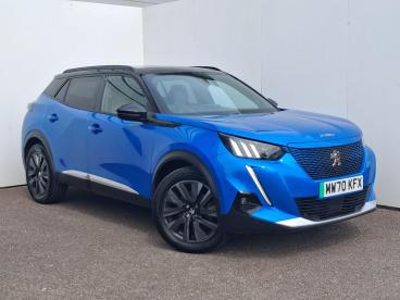 SPOTICAR Peugeot 2008 E-2008 50kwh Gt Auto 5dr Used Car - Suv Electric Blue - Trowbridge - 1200619876_1